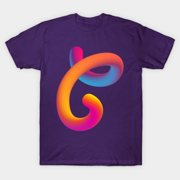 Curly C T-Shirt by MplusC